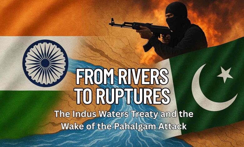 from rivers to ruptures: the indus waters treaty and the wake of the pahalgam attack from rivers to ruptures